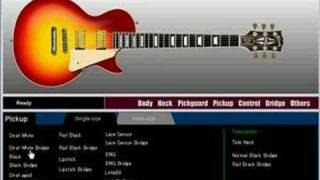 KiseKae Guitar Creator Sunburst Les Paul [upl. by Enirahtak]