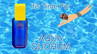 Aqua Quorum Fragrance Review  First Impression [upl. by Asira]