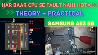 Samsung A53 5G Dead Solution  Fault Finding With Schematic Diagram  Mobitech Institute [upl. by Renae]