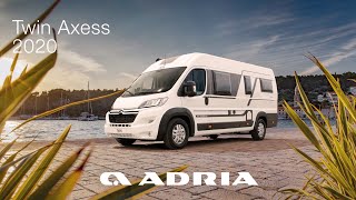 2020 Adria Twin Axess campervan product video [upl. by Neeroc]