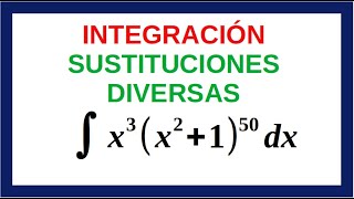 Integral por Sustituciones Diversas Ejemplo 8 [upl. by Htyderem775]