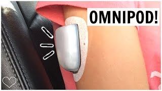 OMNIPOD INSULIN PUMP Unboxing Training Day amp Insertion  LainaElyseVlogs [upl. by Einwat]