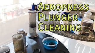 Aeropress Plunger Cleaning [upl. by Caffrey]