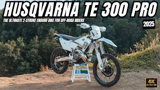 2025 Husqvarna TE 300 Pro The Ultimate 2Stroke Enduro Bike for OffRoad Riders  Motorbikespace [upl. by Kessler261]