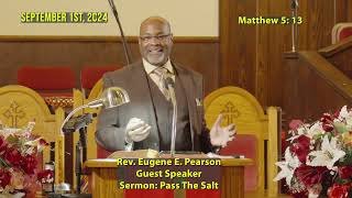 Pass The Salt Rev Eugene E Pearson guest minister [upl. by Uriia]