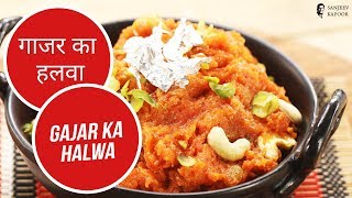 Gajar Ka Halwa  Sanjeev Kapoor Khazana [upl. by Innek]