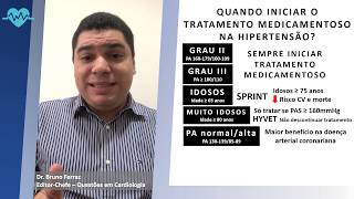 Quando iniciar o tratamento medicamentoso na hipertensão arterial [upl. by Tripp]