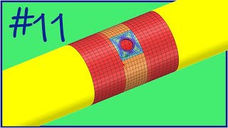 ANSYS SpaceClaim Meshing  How to generate a high quality mesh for a pipe segment with hole [upl. by Winston]