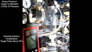 Inside a Fully Automatic Coffee Machine Cleaning Cycle Process Control [upl. by Curson]