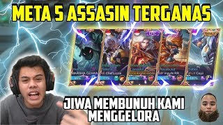 Meta 5 ASSASSIN TERGANAS yg bikin musuh LARI ngeliat jiwa PEMBUNUH kami [upl. by Petunia]