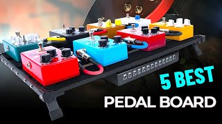 Top 5 Best Pedal Boards 2024  Guitar Pedal Board  Reviews [upl. by Bahe]