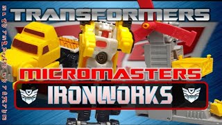 Transformers G1 Micromasters Ironworks  Review [upl. by Hrutkay]