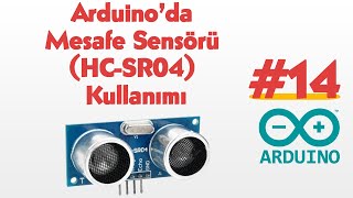 Ultrasonik Mesafe Sensörü HCSR04 Kullanımı 14 [upl. by Atsed]