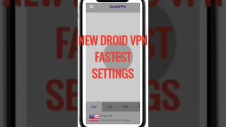 Blazing SpeedsNew DROID VPNS 2024 fastest settings [upl. by Robbin]