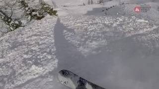 GoPro run Audrey Hebert  Fieberbrunn FWT17  Swatch Freeride World Tour 2017 [upl. by Legnaros]