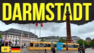 Darmstadt Germany 4k  Darmstadt Walking Tour  Walking Tour 4k Germany [upl. by Amarillis702]