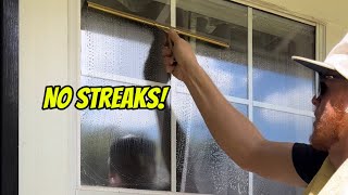 How to clean a window the secret to a streak free shine [upl. by Race272]