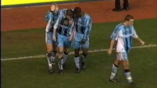 Coventry City 7 Macclesfield 0 FA Cup 2nd jan 1999 [upl. by Lapo]