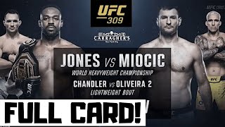 UFC 309 Predictions Jones vs Miocic Full Card Betting Breakdown [upl. by Hgeilyak]