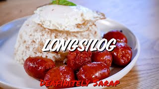 Filipino Breakfast  Longsilog in ASL w captions [upl. by Lerual]