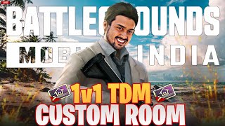 1v1 TDM BATTLE  BGMI CUSTOM ROOM DUSHMAN IS LIVE bgmilive bgmilivecustomroom [upl. by Alphonsine]