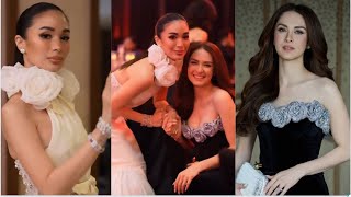 MARIAN RIVERA AND HEART EVANGELISTA AT GMA GALA NIGHT 2024 FILIPINO CELEBRITIES GLITZ AND GLAMOUR [upl. by Goldia]