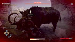 Assassins Creed Odyssey Erymanthian Boar Easy Strategy [upl. by Olsson]