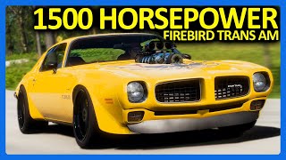 Forza Horizon 5  1500 Horsepower Pontiac FIREBIRD FH5 Firebird Trans AM [upl. by Eggett]