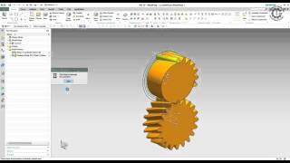 Siemens PLM NX GC Toolkit  Helical Gear Modeling [upl. by Artkele51]