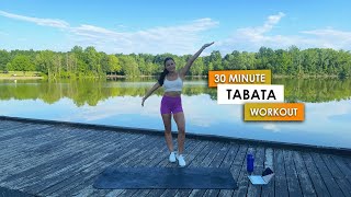 30 Minute Tabata Workout  No Equipment  Cardio  Calorie Burn  No Repeat  Full Body  HIIT [upl. by Acinnod129]