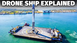 How SpaceX Drone Ship Works ∣ A Short Fall Of Gravitas [upl. by Ahsiekim645]