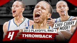 The Series Stephen Curry Became CHEF CURRY Full Highlights vs Nuggets 2013 Playoffs  Playoff Debut [upl. by Neelat554]