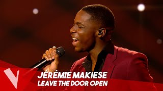 Silk Sonic – Leave the door open ● Jérémie Makiese  Lives  The Voice Belgique Saison 9 [upl. by Paton]