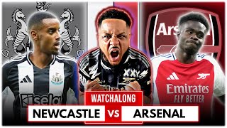 Newcastle 10 Arsenal  Premier League  Watchalong W Troopz [upl. by Treboh]