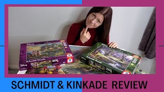 Schmidt amp Disney Thomas Kinkade Puzzles Review [upl. by Mord]