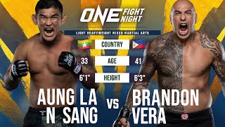 The ICONIC War Between Aung La N Sang 🇲🇲 and Brandon Vera 🇵🇭 [upl. by Dranyer]