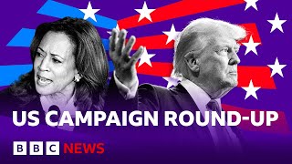 How Kamala Harris and Donald Trumps US election campaigns unfolded  BBC News [upl. by Ahsenra]