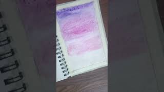 Easy watercolor painting beginners painting ideas viralvideo viralshorts [upl. by Ranique]