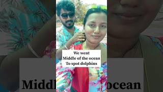 Dolphins kanpinchaya shorts shortsindia travel minivlog dolphin goatrip vacation couple fy [upl. by Ezara]