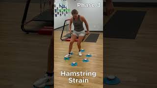 Collegiate Heptathlete Hamstring Strain Rehab Improving Reaction Speed in Phase 3  Gamification [upl. by Treulich]