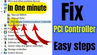 PCI memory controller driver missing in Windows [upl. by Carmon14]