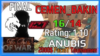 CEMENBAKIN POV  Spirit Academy vs K27  Jun 29 2024  2000 FaceIT Cup Final  Anubis [upl. by Laicram804]