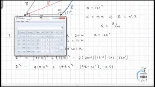 Suma de Vectores  Método del Paralelogramo  Teorema del coseno  Ejercicio No 1 [upl. by Ozneral]