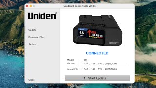 How to Update your Uniden R Series New Update Software for the R7 R3 amp R1 Radar Detectors [upl. by Dylane]