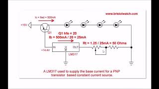 PNP amp NPN Based Constant Current Sources [upl. by Stauder]