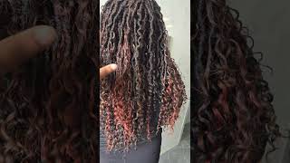 locs summer braids viralvideo haircare youtubeshorts [upl. by Llerrot]