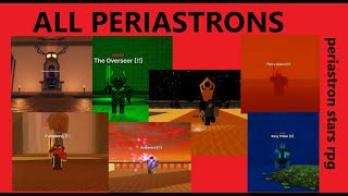 ALL Periastron locations in PERIASTRON STARS RPG [upl. by Dalia]