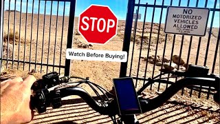 Rode My AMAZON EBIKE Through The Desert 🌵Ridstar Q20 1500W How Did It Handle RideampReview 2024 [upl. by Girardo]