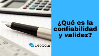 Confiabilidad y validez de un instrumento de investigación I Metodología de la Investigación [upl. by Alyl]