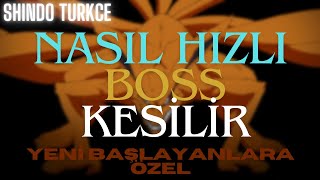 EN HIZLI NASIL BOSS KESILIR  YENİ İÇERİKLER  SHINDO LIFE TÜRKÇE [upl. by Vernita]